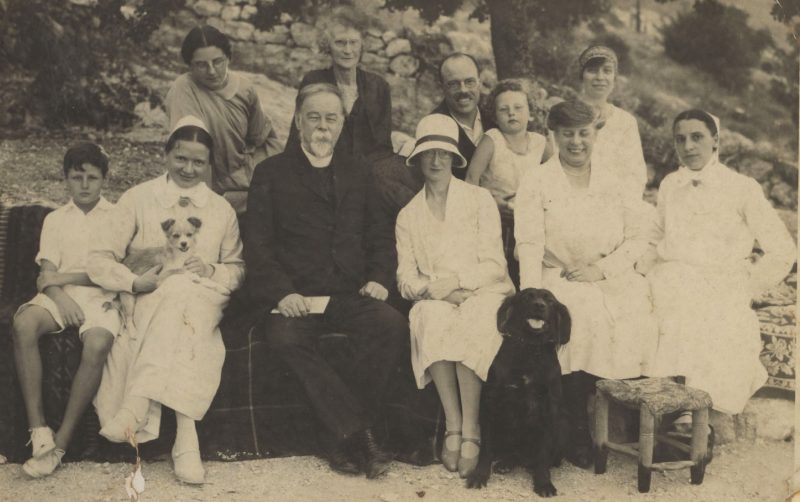 Miss Newson_Mrs Christie_ Dr. Churcher_ Dr.Christies_ Grand daughter (Northfield)_ Miss Constance Churcher_ Gienald Northfield_ sister Caroline_Mrs